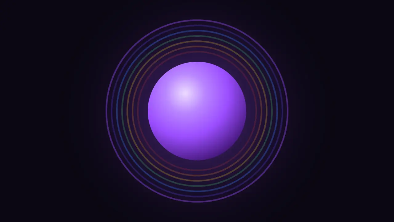 Violet aura color artwork